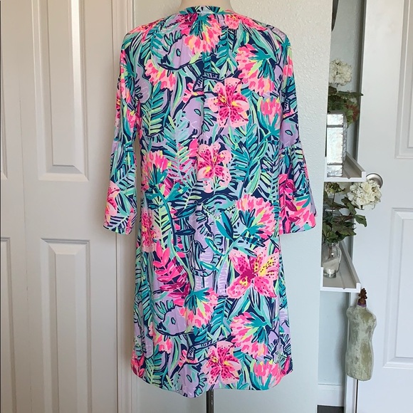 Lilly Pulitzer womens Sz small floral dress - Picture 2 of 8